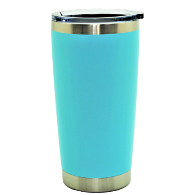 500579- AQUA 20OZ STAINLESS STEEL TUMBLER